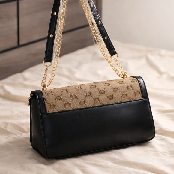 Bebe Jacquard Crystal Crossbody Bag NWT - Picture 2 of 2